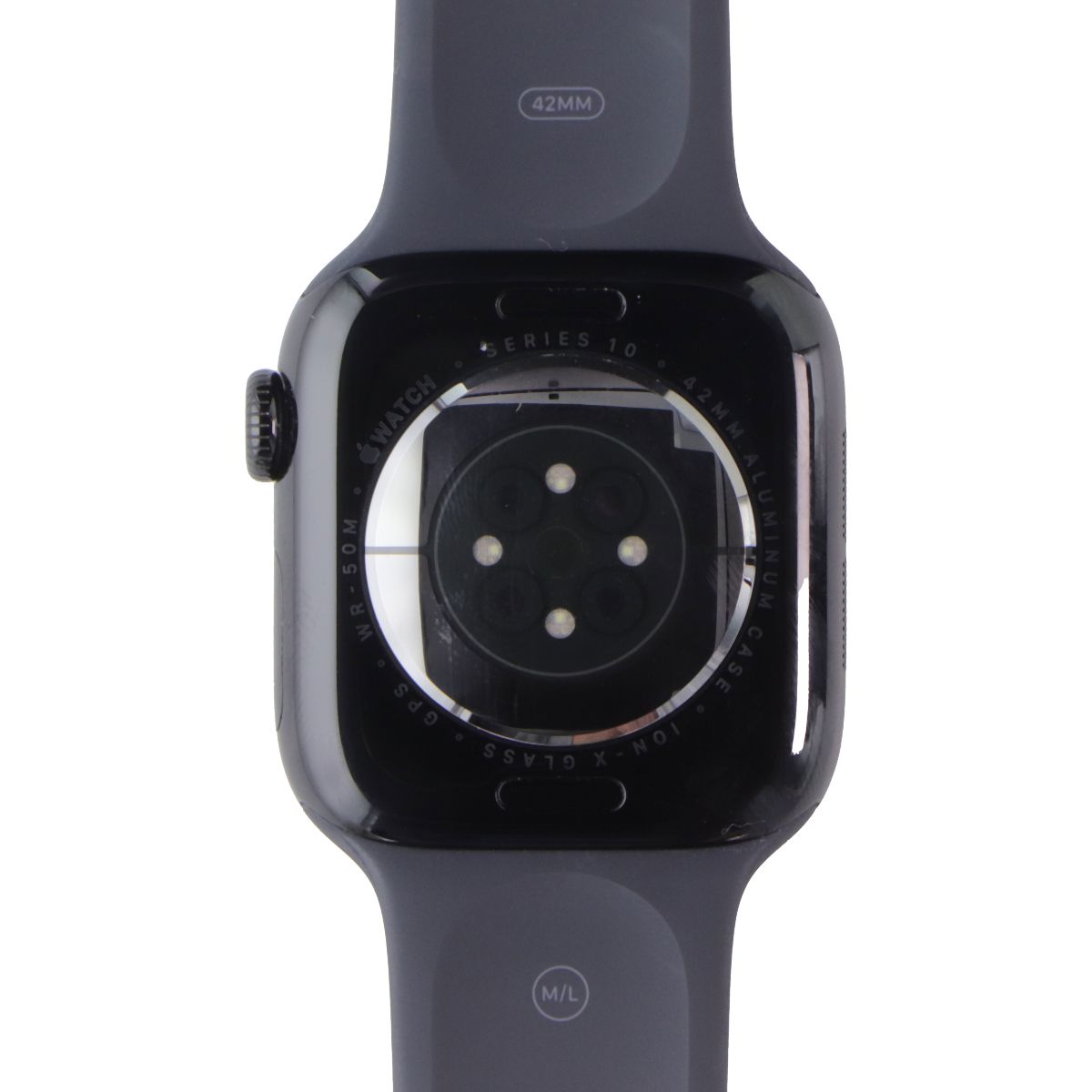 Apple Watch Series 10 (GPS ONLY, 42mm) - Jet Black AL/Black Sp Band M/L - A2997
