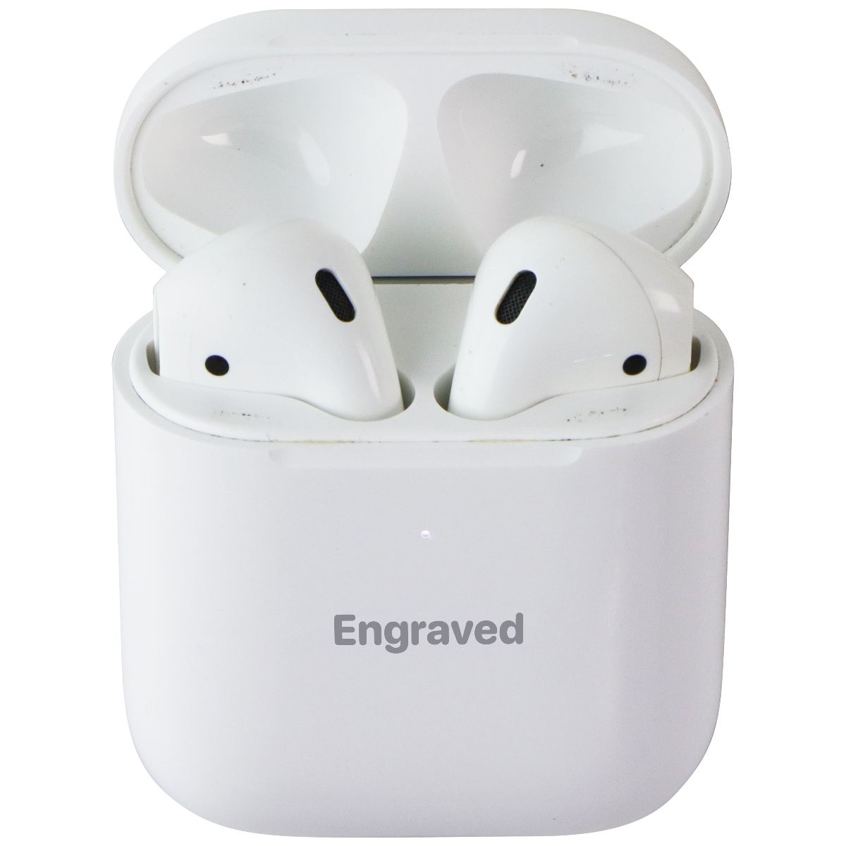 Apple AirPods (1st Gen) Headphones with Wireless Charging Case - White *ENGRAVED