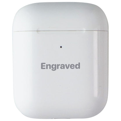 Apple AirPods (1st Gen) Headphones with Wireless Charging Case - White *ENGRAVED