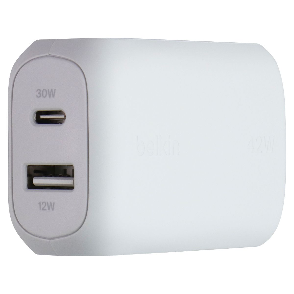 Belkin BoostCharge 42W Dual USC-C/USB-A Wall Charger + USB-C to 8-Pin Cable