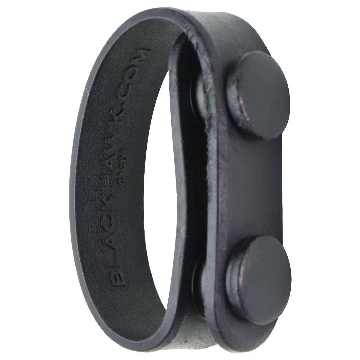 BLACKHAWK Molded Belt Keeper Duty Accessory - Black Leather