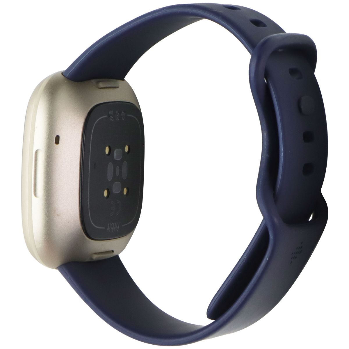 Fitbit Versa 3 Smartwatch (FB511) - Gold Case / Blue Infinity Bands (Full Set)