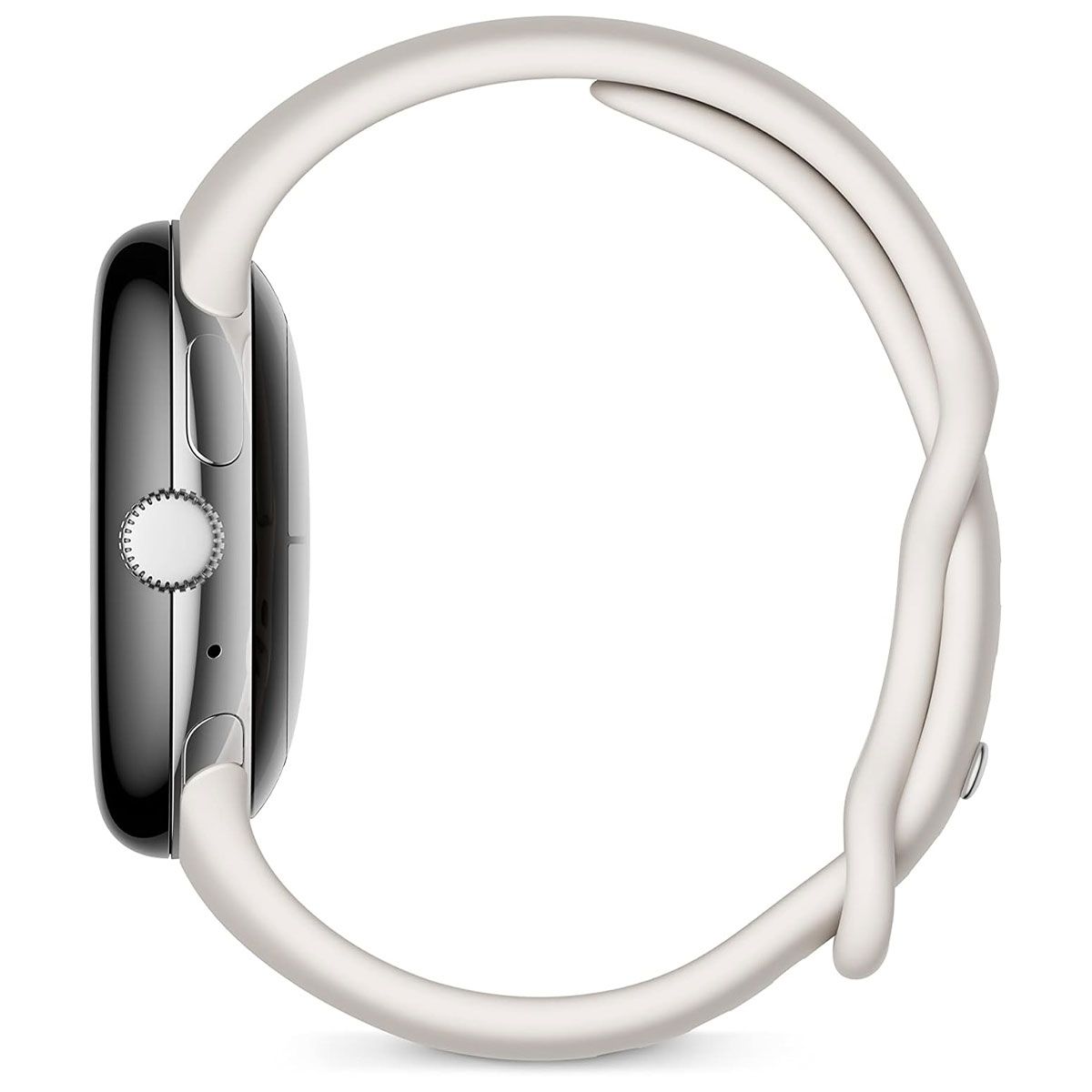 Google Pixel Watch 1st Gen Wi-Fi Smartwatch with Fitbit Tracking - Silver/Chalk