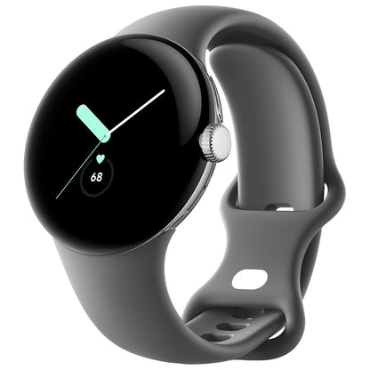Google Pixel Watch 1st Gen (GQF4C) Smartwatch (Wi-Fi Only) - Silver/Charcoal