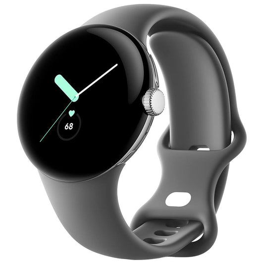 Google Pixel Watch 1st Gen (GQF4C) Smartwatch (Wi-Fi Only) - Silver/Charcoal