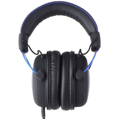 Official PlayStation Wired HyperX Cloud Gaming Headset for PS4/PS5 - Black/Blue