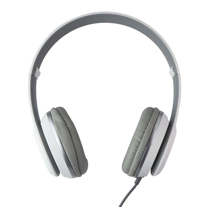 iLive 3.5mm Wired On-Ear Folding Headphones - White (IAH57W)