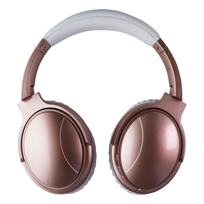 iLive Active Noise Cancellation Bluetooth Headphones - Rose Gold (USB-C)