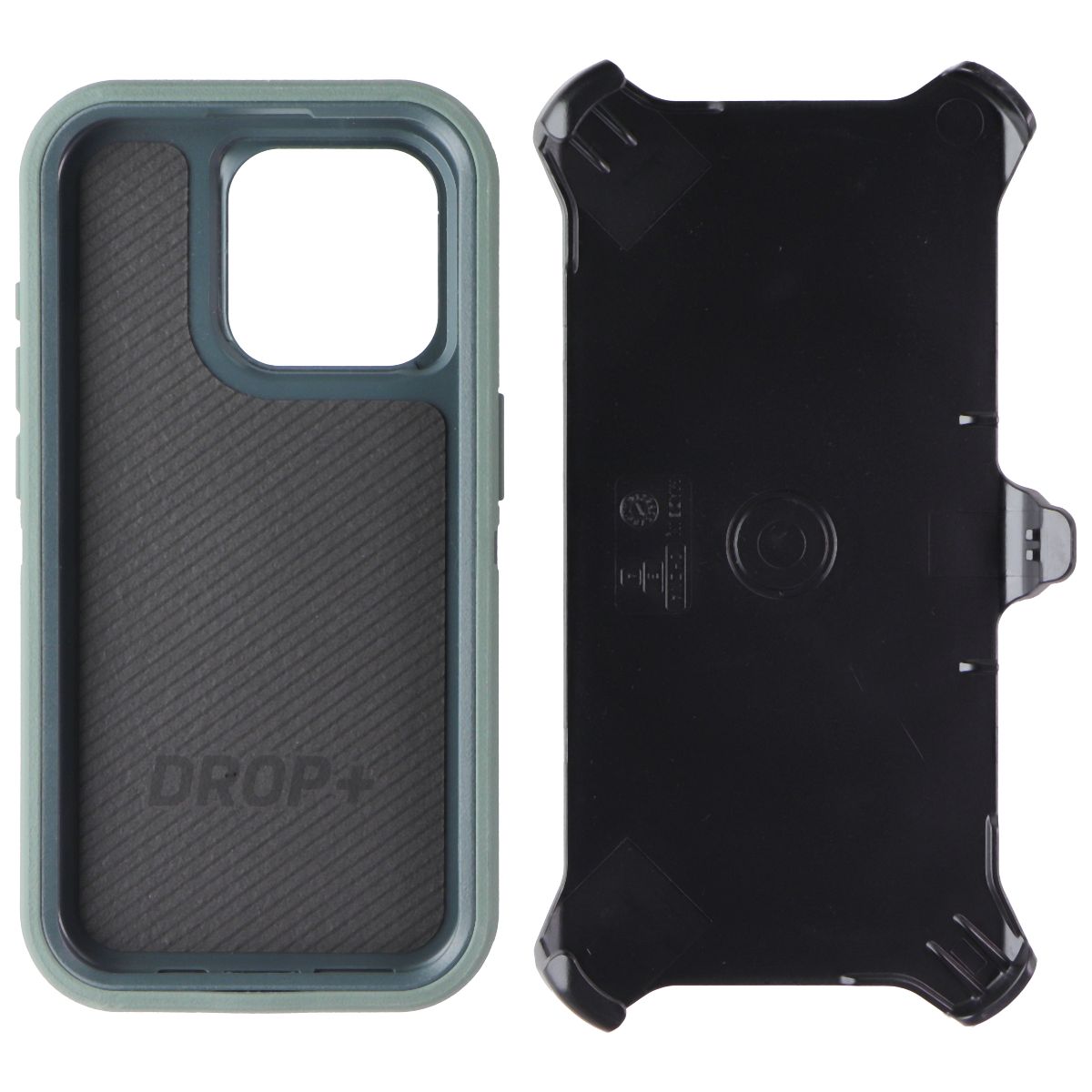 OtterBox Defender Series Case and Holster for Apple iPhone 15 Pro - Forest Green