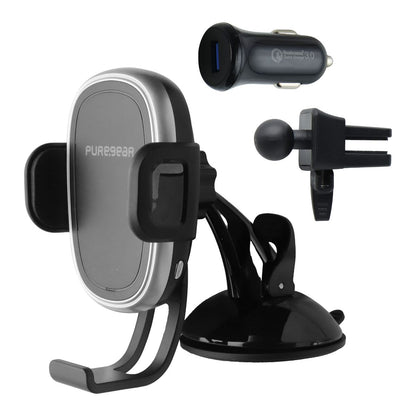 PureGear AutoGrip Qi Enabled Wireless Car Charger (63904PG)