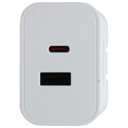 PureGear (42W) USB-A and USB-C Dual Port PD Charger - White (10858PG)