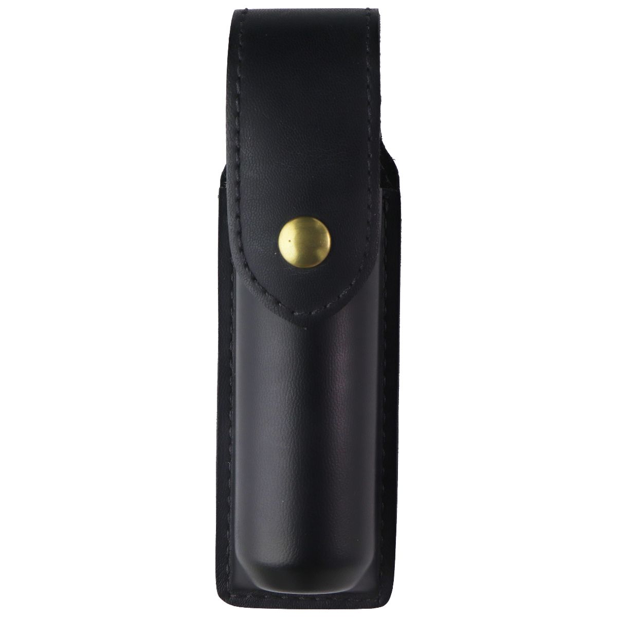 Safariland Leather 38 Mace/OC Spray Holder Belt Pouch - Black/Black Snap (27/97)