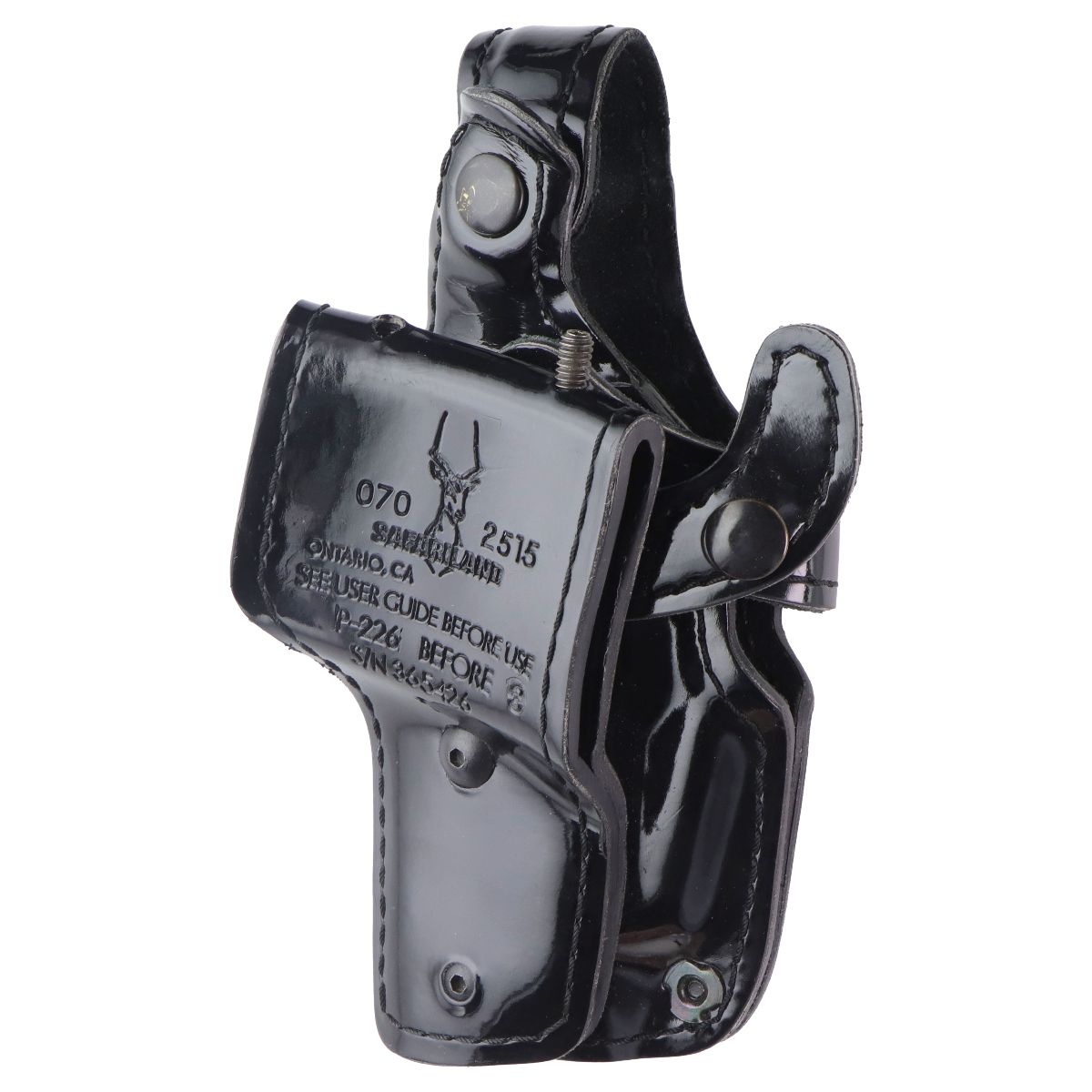Safariland Right Hand Pistol Holster - Gloss Black (070/2515/P226 Before/365426)