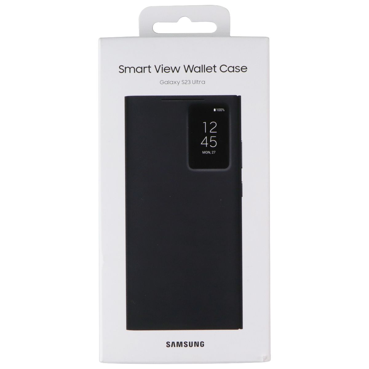 Samsung Smart View Wallet Case for Galaxy S23 Ultra - Black