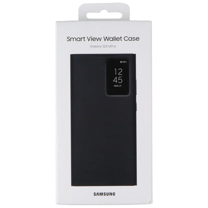 Samsung Smart View Wallet Case for Galaxy S23 Ultra - Black