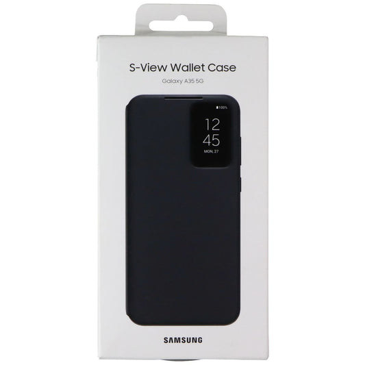Samsung S-View Wallet Case for Galaxy A35 5G - Black