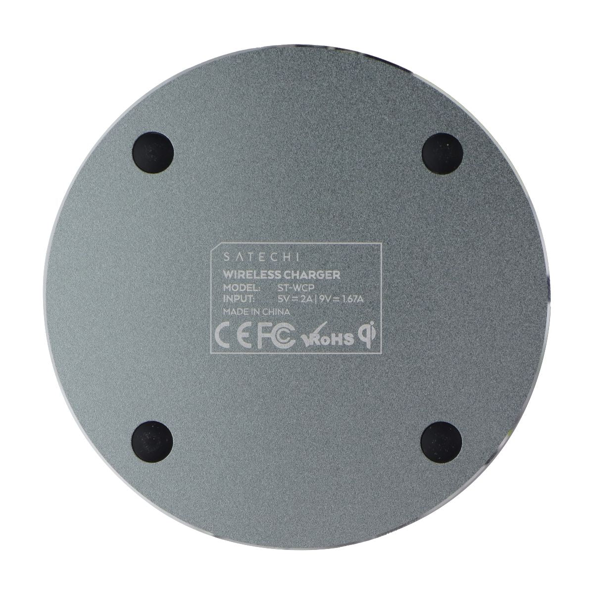 SATECHI Wireless Charger Pad with Fast Charge - Space Gray (ST-WCPM)