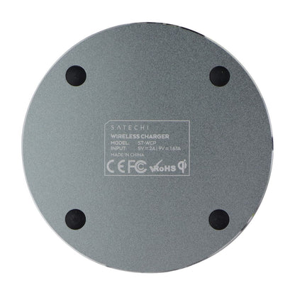 SATECHI Wireless Charger Pad with Fast Charge - Space Gray (ST-WCPM)