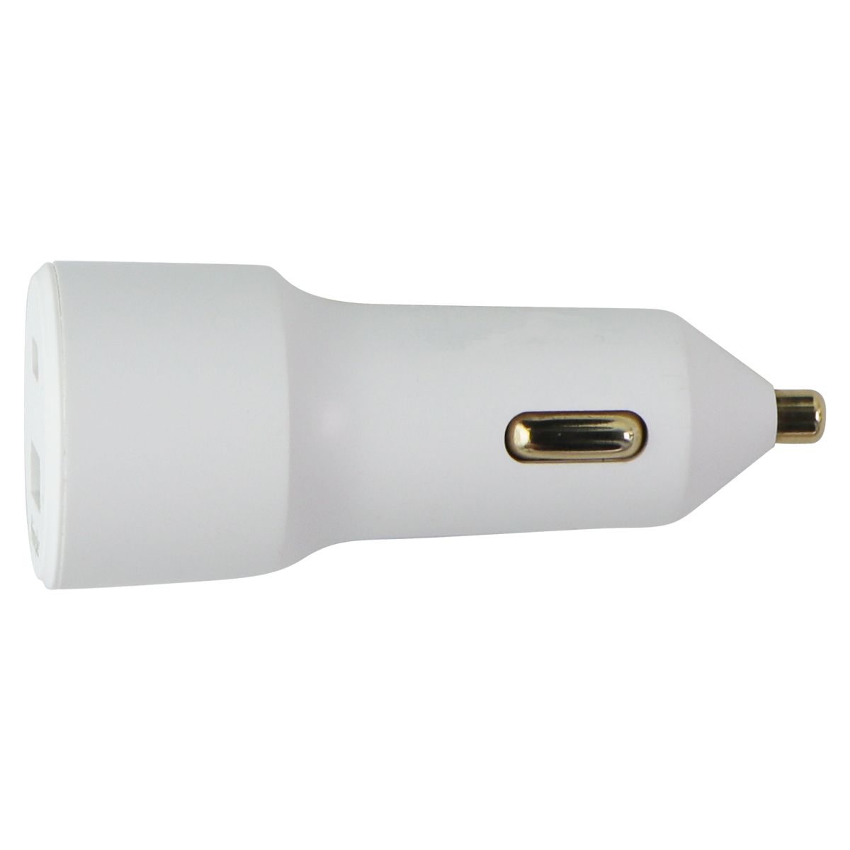 Simple Power Series 20W Dual Port USB-C & USB-A Car Charger - White