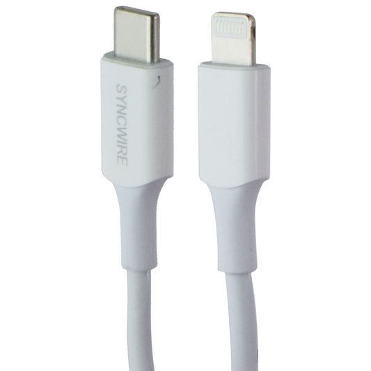 SyncWire 2m/6.5FT USB-C to Lightning 8-Pin Fast Charging Cable - White