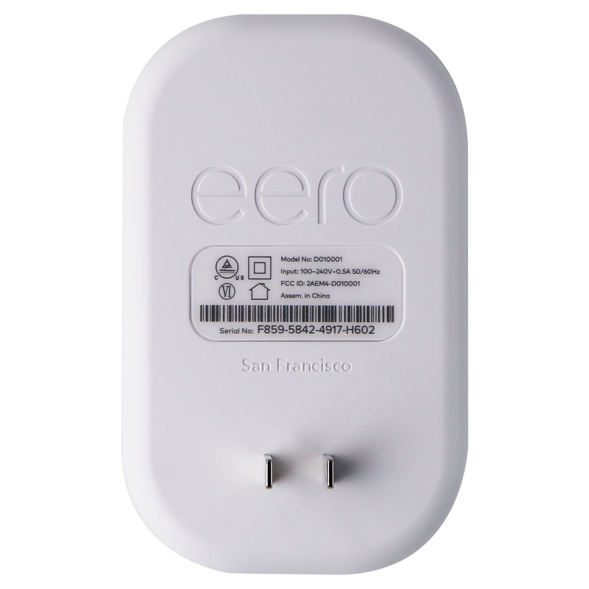 eero Beacon AC Wi-Fi Network Extender (D010101) - Single Add-On - White